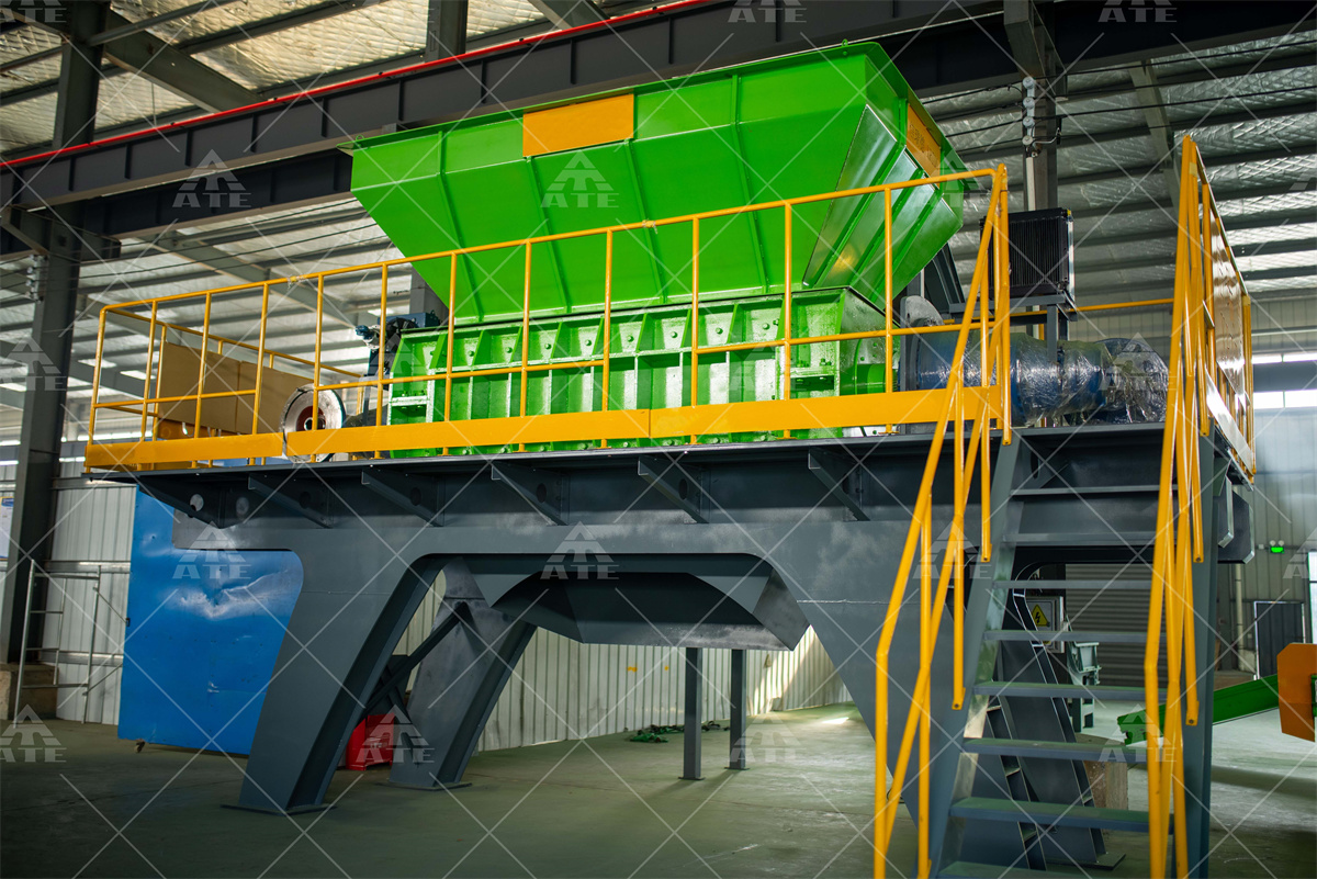Waste Car Shell Shredder Double Shaft Metal Shredder CE ISO TUV Approval