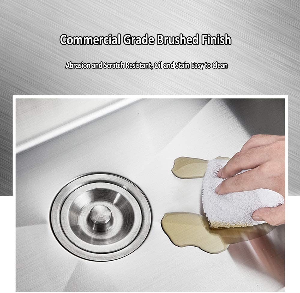 High Quality Undermount Single Bowl Stainless Steel Handmade Kitchen Sink