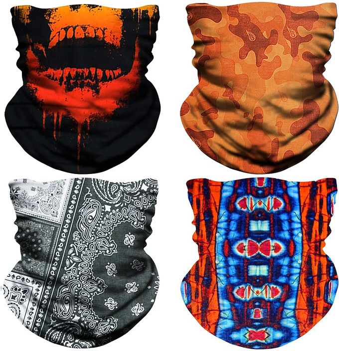 Motorcycle Sport Tubular Face Cover Multifunctional Headwear