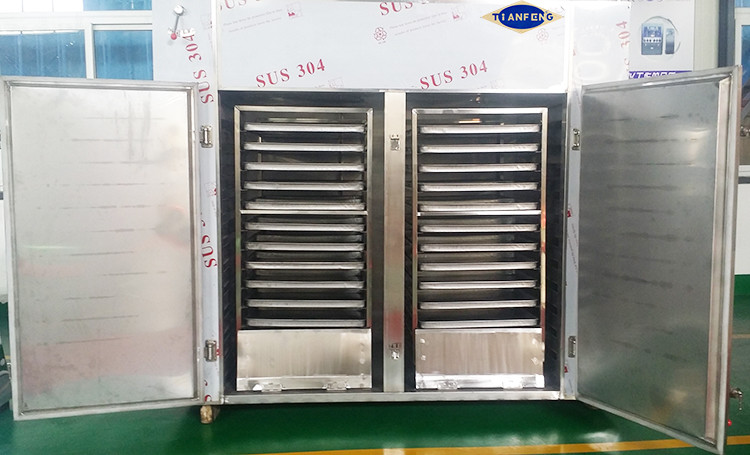 100kg Batch 48 Plates 15KW Warm Circulating Air Oven For Bean Sea Food
