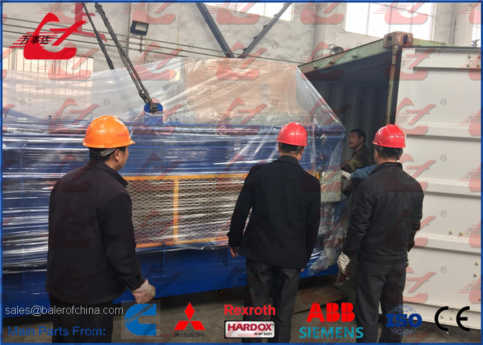 Waste Plastic Bottle Baling Press Machine Compactor For Paper Factory And Recycling Company