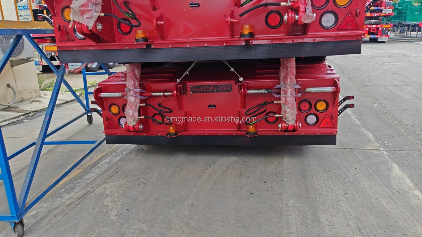100000kg Max Payload Multi Axle Low Bed Semi Trailer for Heavy Duty Transport by CIMC