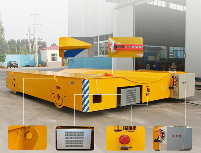 Motorized 35T Material Transfer Cart Trolley Handling Equipments