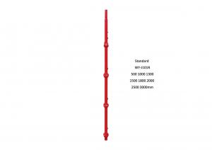 Painted / Galvanized cuplock scaffolding system starndard / vertical 0.9-4m Height