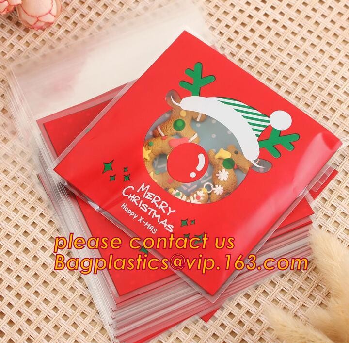 gravure printing halloween party bag, cute design food grade plastic cookie packing,halloween shrink cello treat bags fo