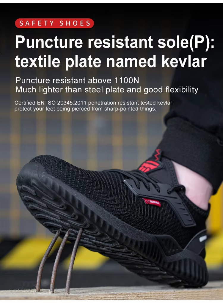 Mens Casual Steel Toe Shoes , Sport Style Safety Shoes For Men Work