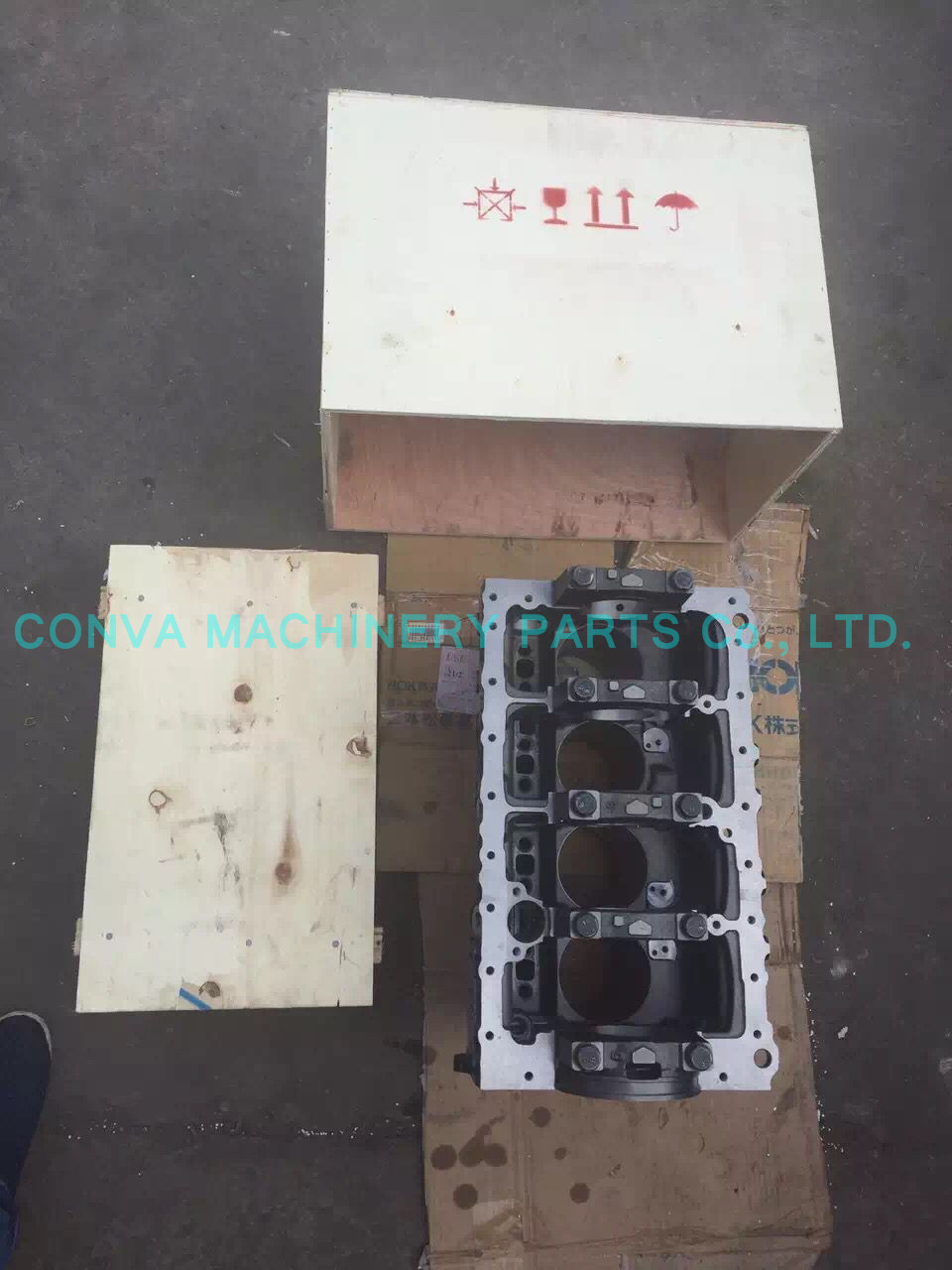 8-97352744-2 Cast Iron Engine Block , Car Engine Block Isuzu 4jg1 Engine Parts