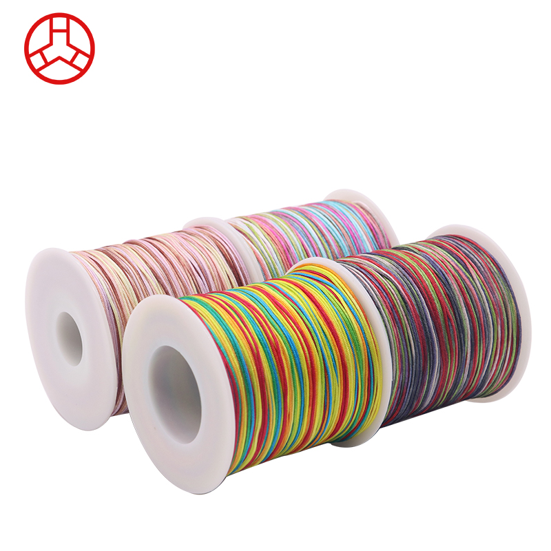 Rainbow Jade Nylon Thread for Leather Products Making Craft Rat Tail Jewelry Thread