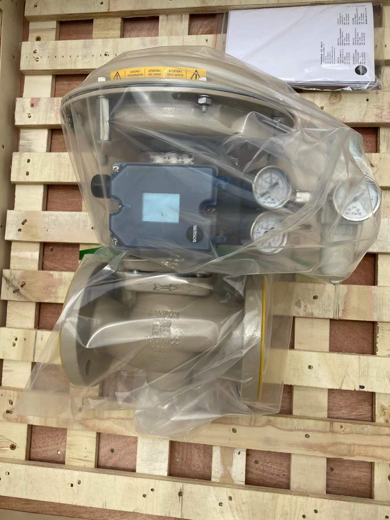 Samson Pneumatic Smart Positioner 3730-31001 With Chinese Brand Control Valve And 4746 Limit Switches