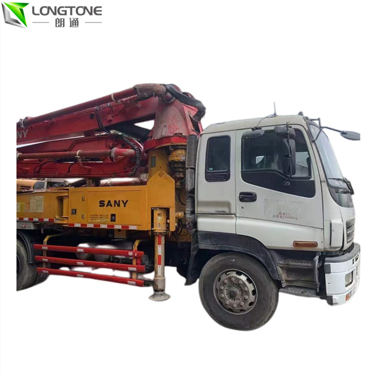 Used Sany Truck Mounted Concrete Pump 37m 69m 600L Open Loop