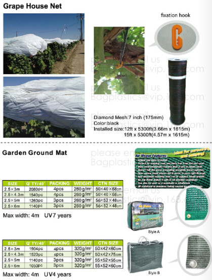 Weed Control Mulch Film, Agriculture Vegetable Black PE Films, 5 Holes Greenhouse Perforated Film