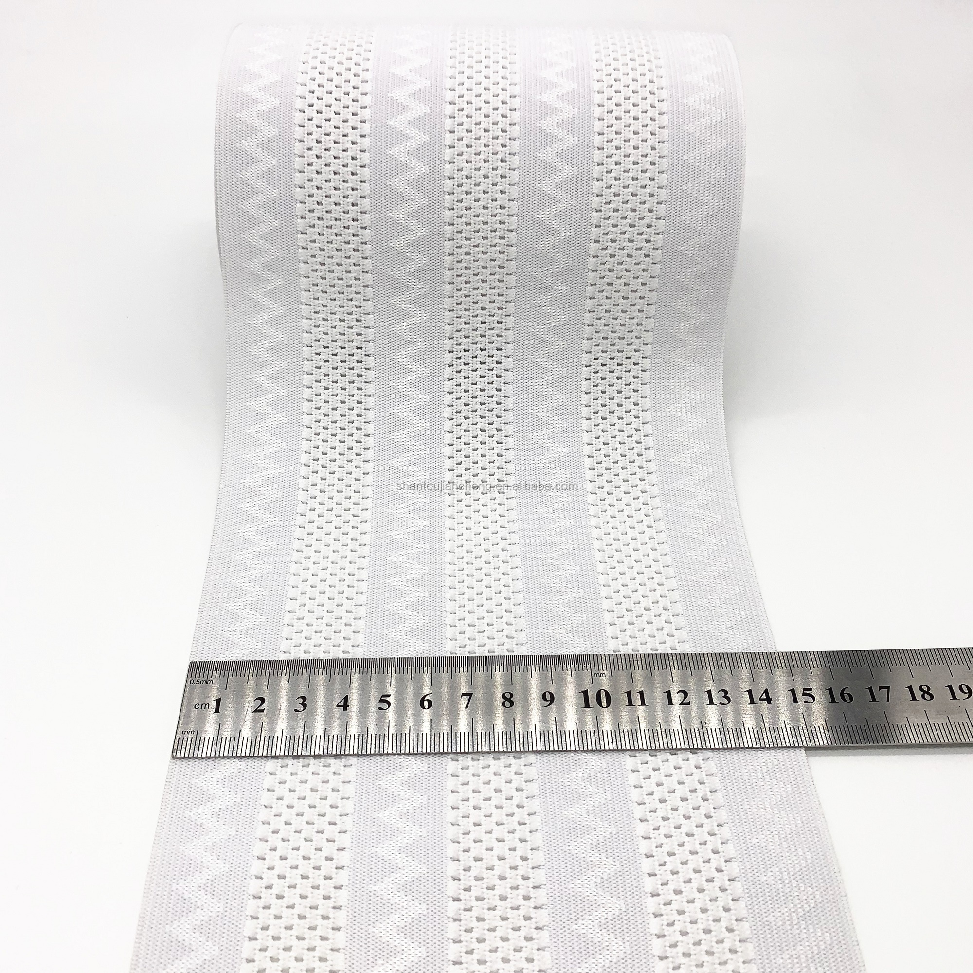150mm Polyester elastic band fish silk for underwear with waist belt belly band