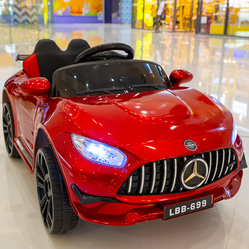 Plastic 2023 Ride On Car Electric Toy For Kids with Cool Lighting and Double Doors
