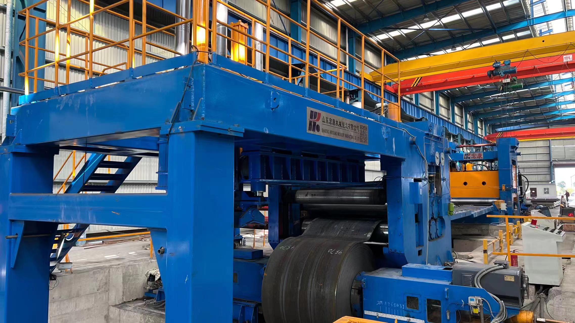 Leveling and Cross Cutting Line for Hot Rolled Steel Coil 10-25mm Material Thickness