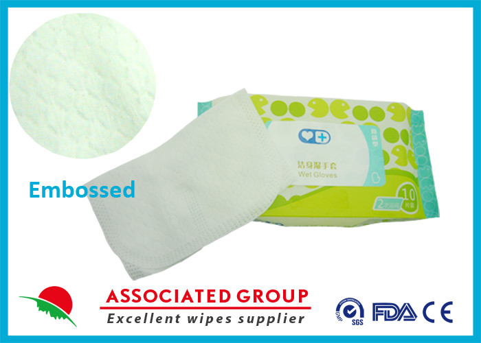 Shampoo Potato Scrubbing Gloves For Body , Disposable Paper Gloves