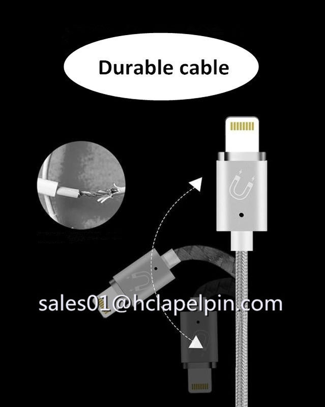 Magnetic Charging Cable For iphone6 and Samsung mobile phone micro usb cable