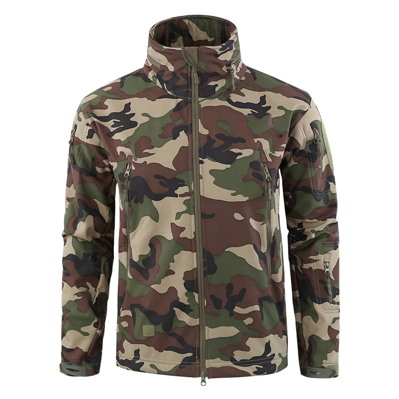 Custom Men Lightweight Jacket Breathable Waterproof Camo Fishing Jacket