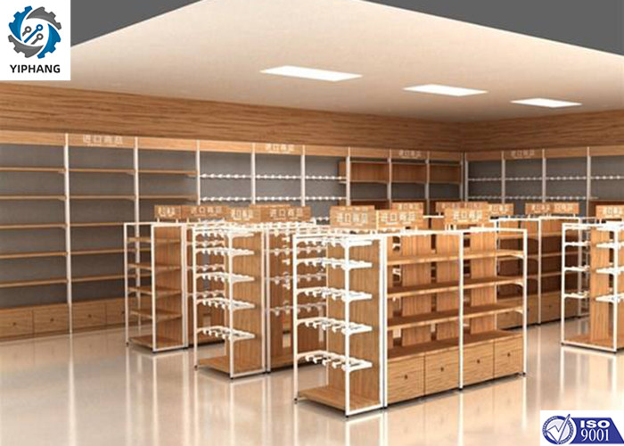 3-6 Layers Gondola Metal Retail Shelving Display Racks ISO9001