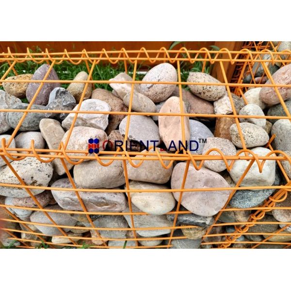 PVC coated Welded Mesh Gabion Baskets Feature Wall 50cm Hight