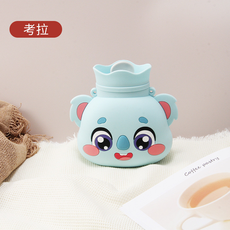 Tasteless BPA Free silicone hot water bottle For Menstrual Cramps Customized