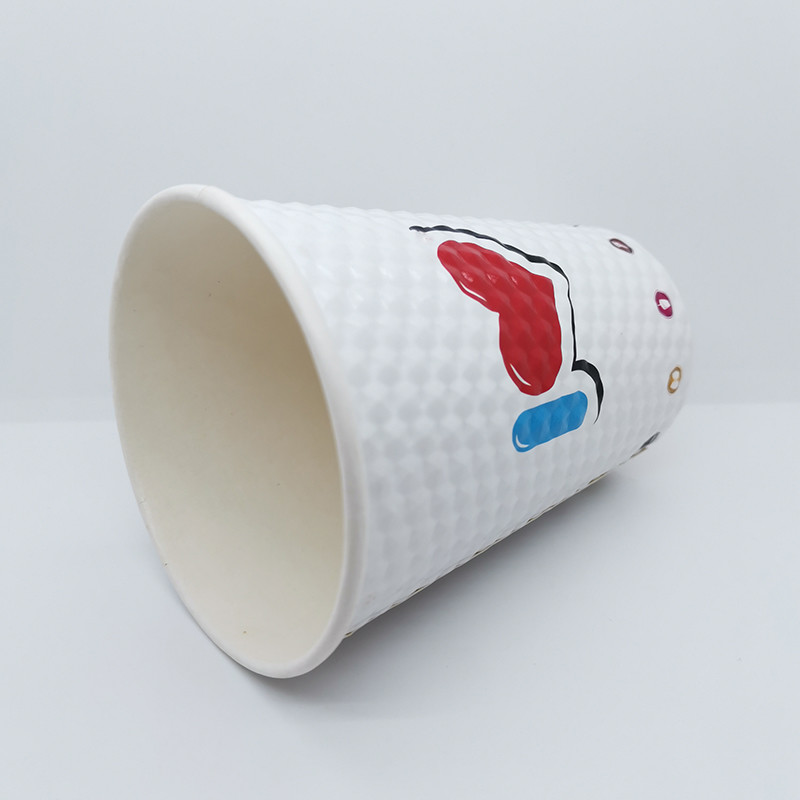 Recyclable 16 Oz Paper Cups With Lids , Biodegradable Paper Coffee Cups