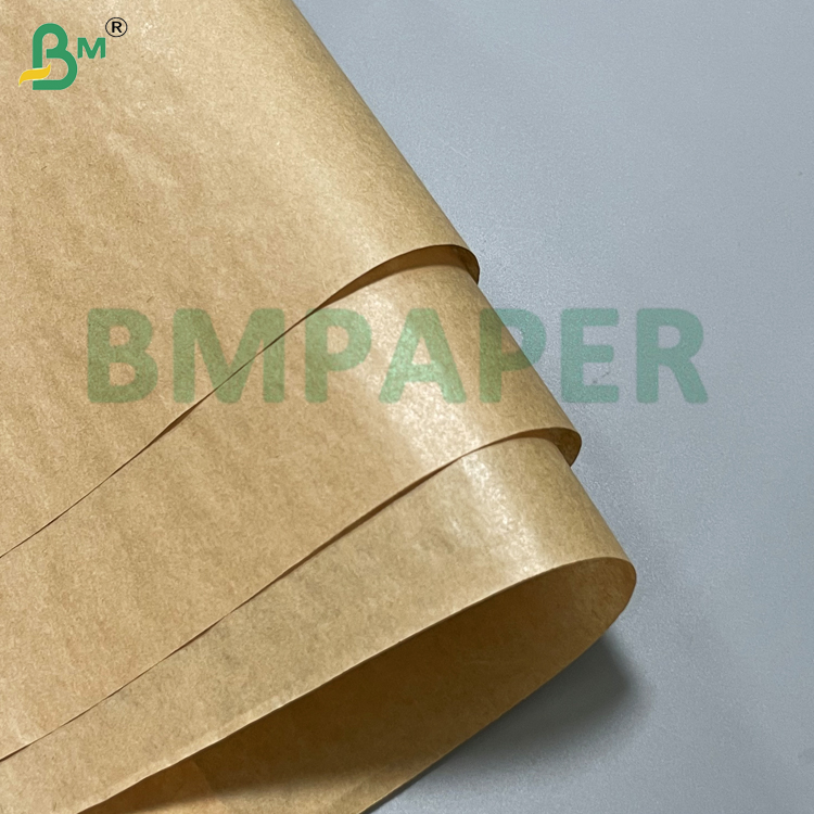 50g 60g White/Brown Food Safe High Gloss MG Kraft Paper for Gift & Food Packaging