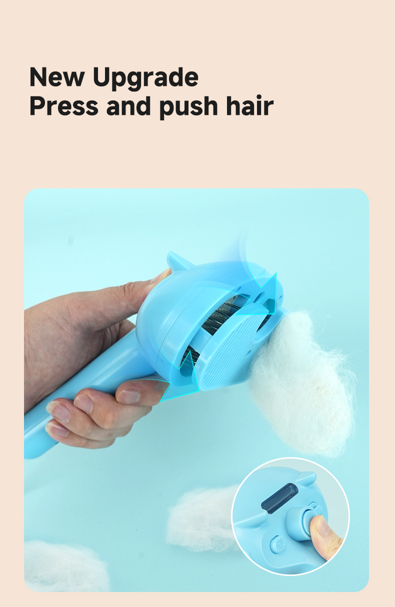 Pet Steam Brush Cleaning Hair Massage Brush Self Cat Clean Dog Spray Hair Removal Comb