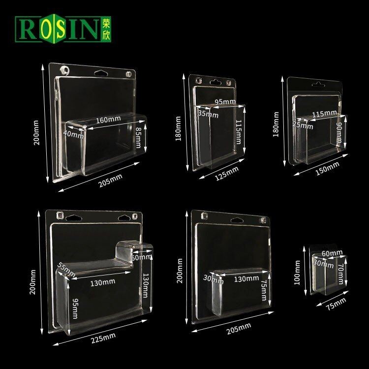 Custom Plastic Pet Clear Blister Disposable Clamshell Packaging Action Figure Display Case Protector Blister Clamshell For 3.5 In Loose Action Figures