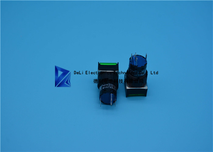 AD16 30V LED Illuminated Momentary Push Button Switch Square Push Button Switch