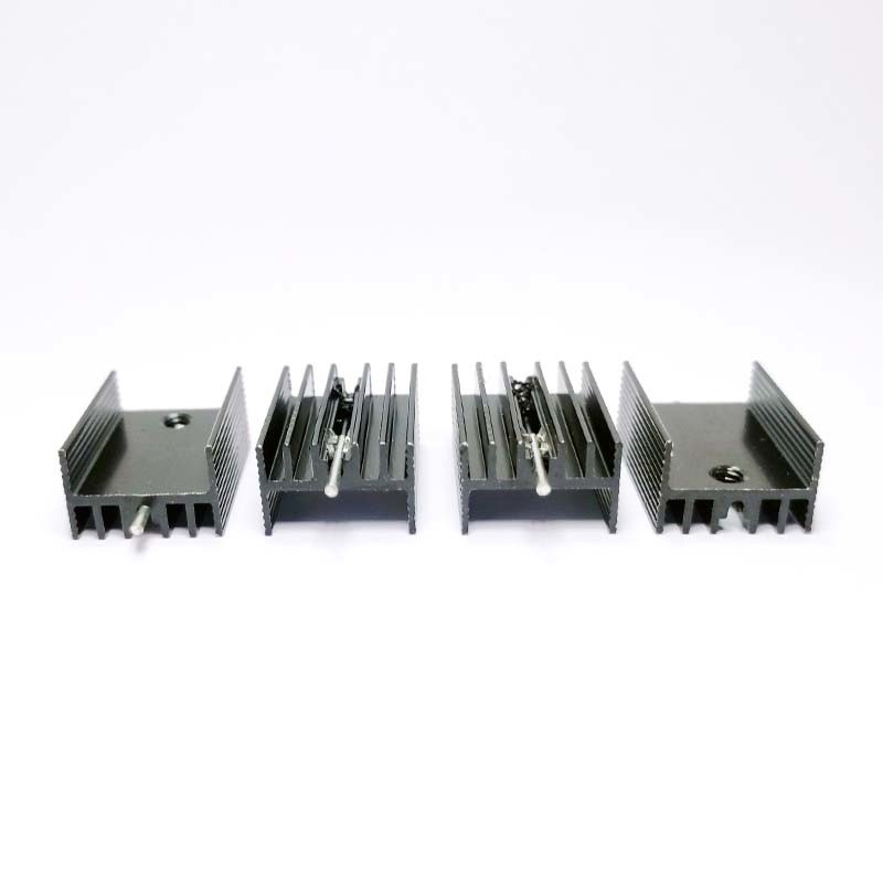 Triode Pcb Chip Board Electronic Heat Sink Aluminum Profiles For Mos Tubes