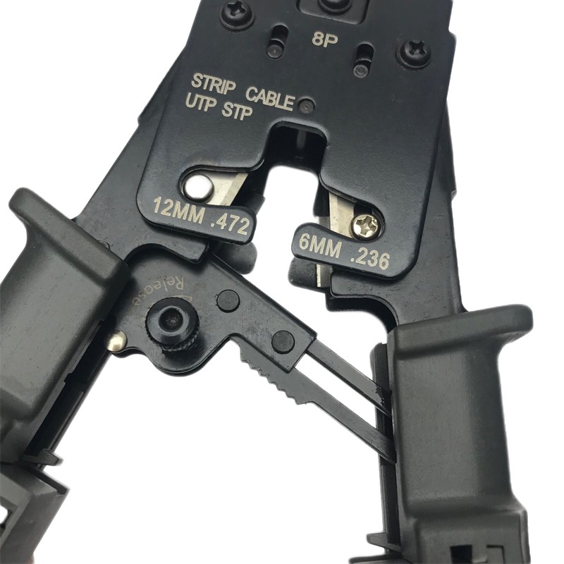 8P8C/RJ45 6P6C/RJ12 6P4C/RJ11 Network Cable Accessories Plier Striping Cutting Tool With Cable Tester