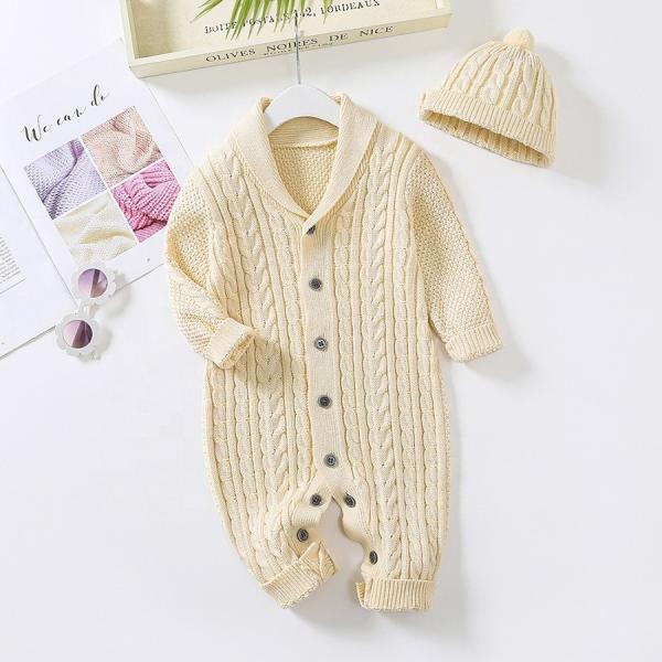Winter Long sleeve Hat & Onesie set Newborn Boys Toddler Girls Organic Cotton
