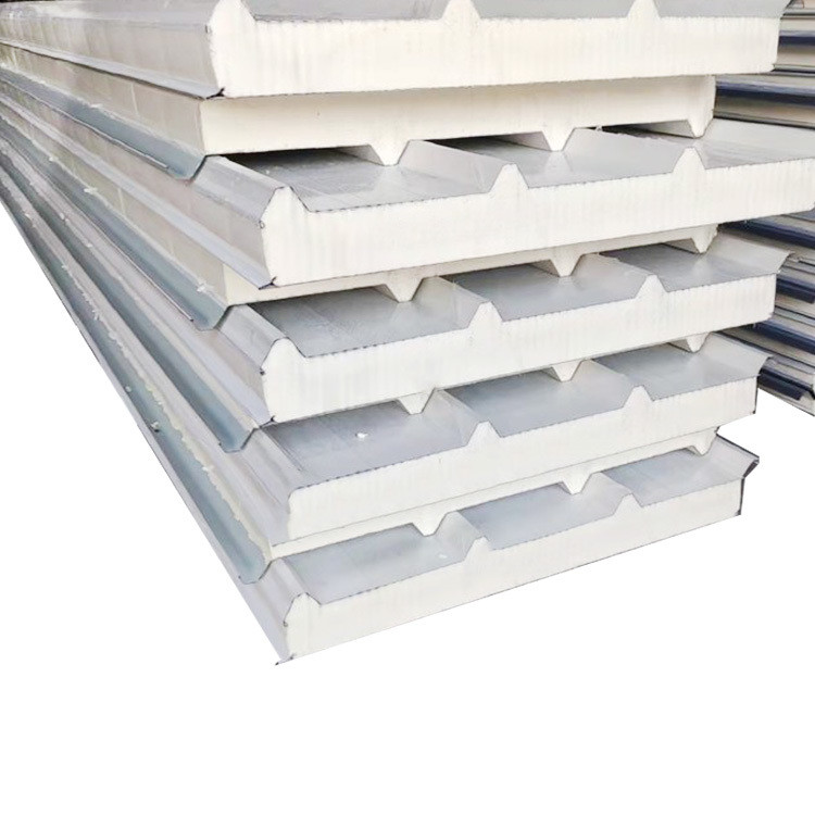 Warehouse Thermal Insulated Roofing Sheets Cool Room PU Sandwich Wall Panel
