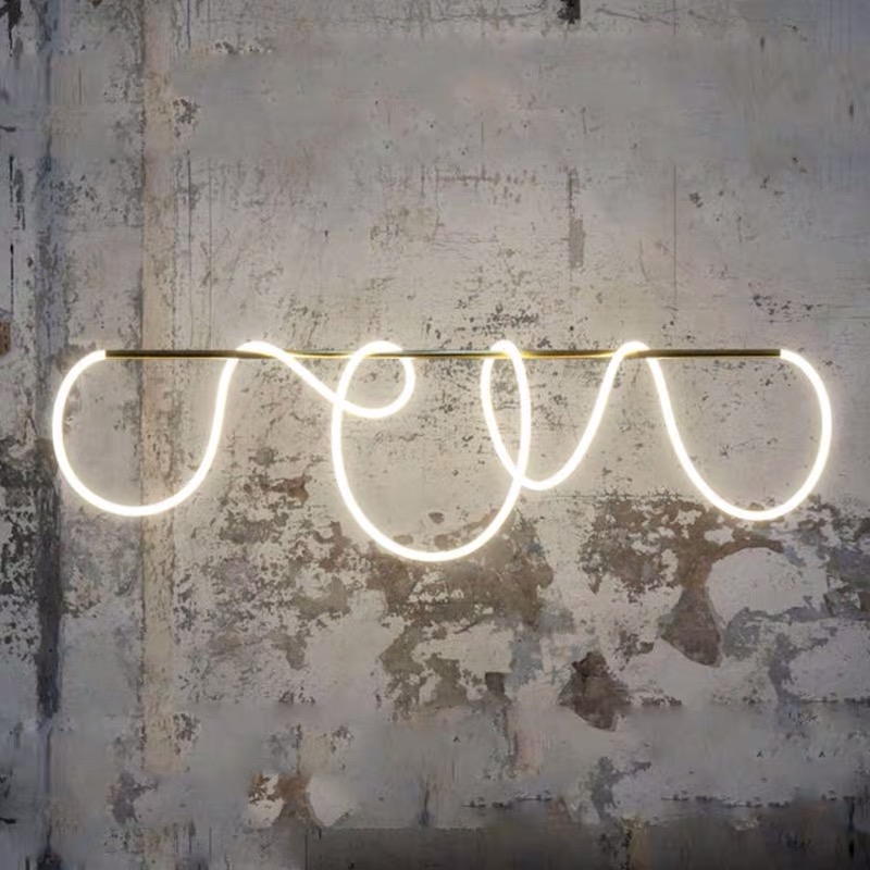 7000lm Restaurant Led Strip Chandelier Led Rope Chandelier 110~240V