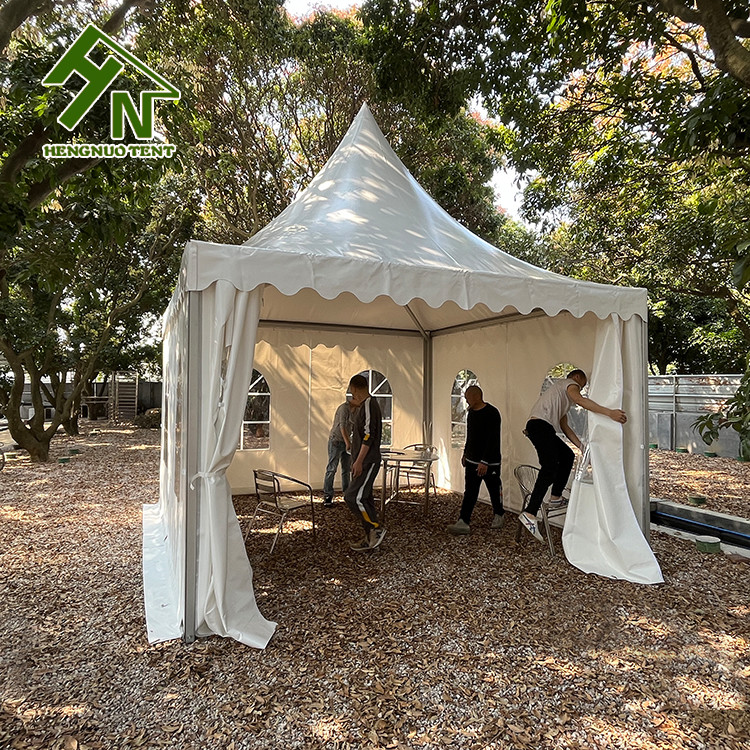Double PVC Outdoor Stainless Pagoda Event Tent With Aluminum Frame