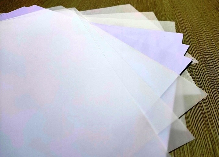 Transparent 0.76mm Clear Printing 0.24mm PVC Non Lamination Sheet