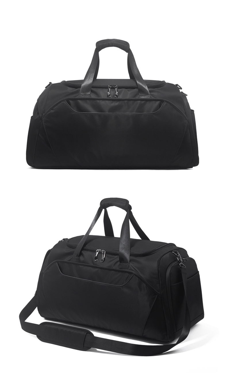 Black Crossbody 55L Duffle Bag Travel Luggage Handbag 1.1KG