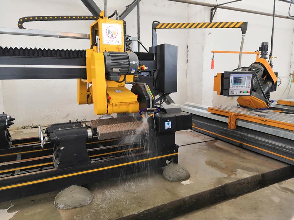 PLC/CNC Simple Structure Two Pcs Baluster Column Cutting Machine