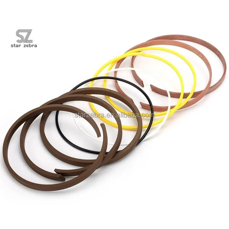 Excavator Oil Seal 1261880 1589093 1589092 for E320C E320D Hydraulic Arm Cylinder Seal Kit in Machinery Repair Shops