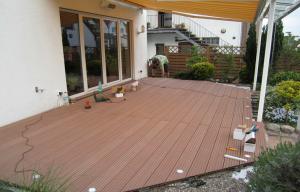 Buy cheap Durable WPC Decking Flooring , Engineered WPC Decking Lumber Board product