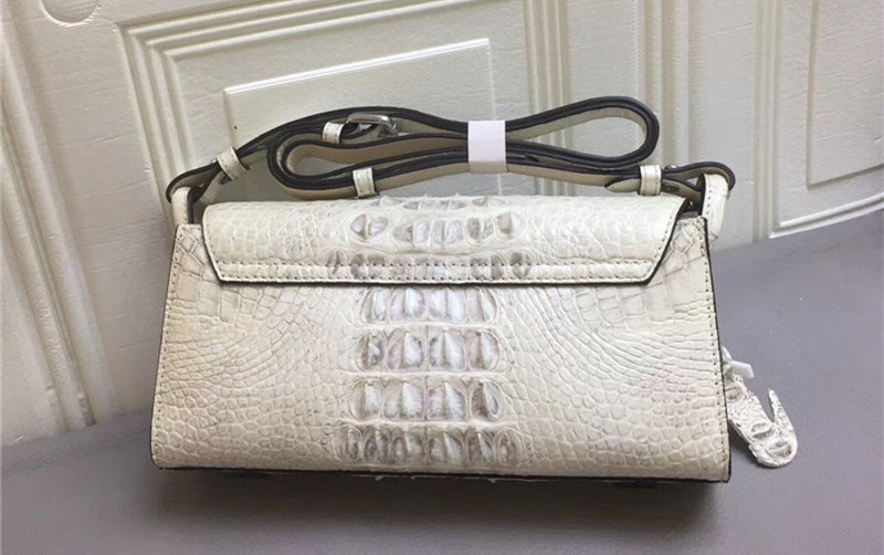 Genuine Crocodile Skin Lady Small Flap Purse Authentic Alligator Leather Women Sling Shoulder Bag Female Cross Body Bag