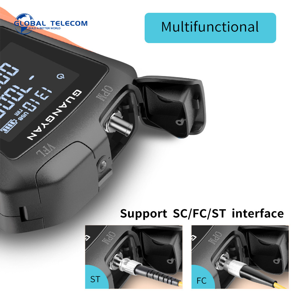 multi function Mini Optical Power Meter , 5 in 1 Opm Power Meter rechargeable battery