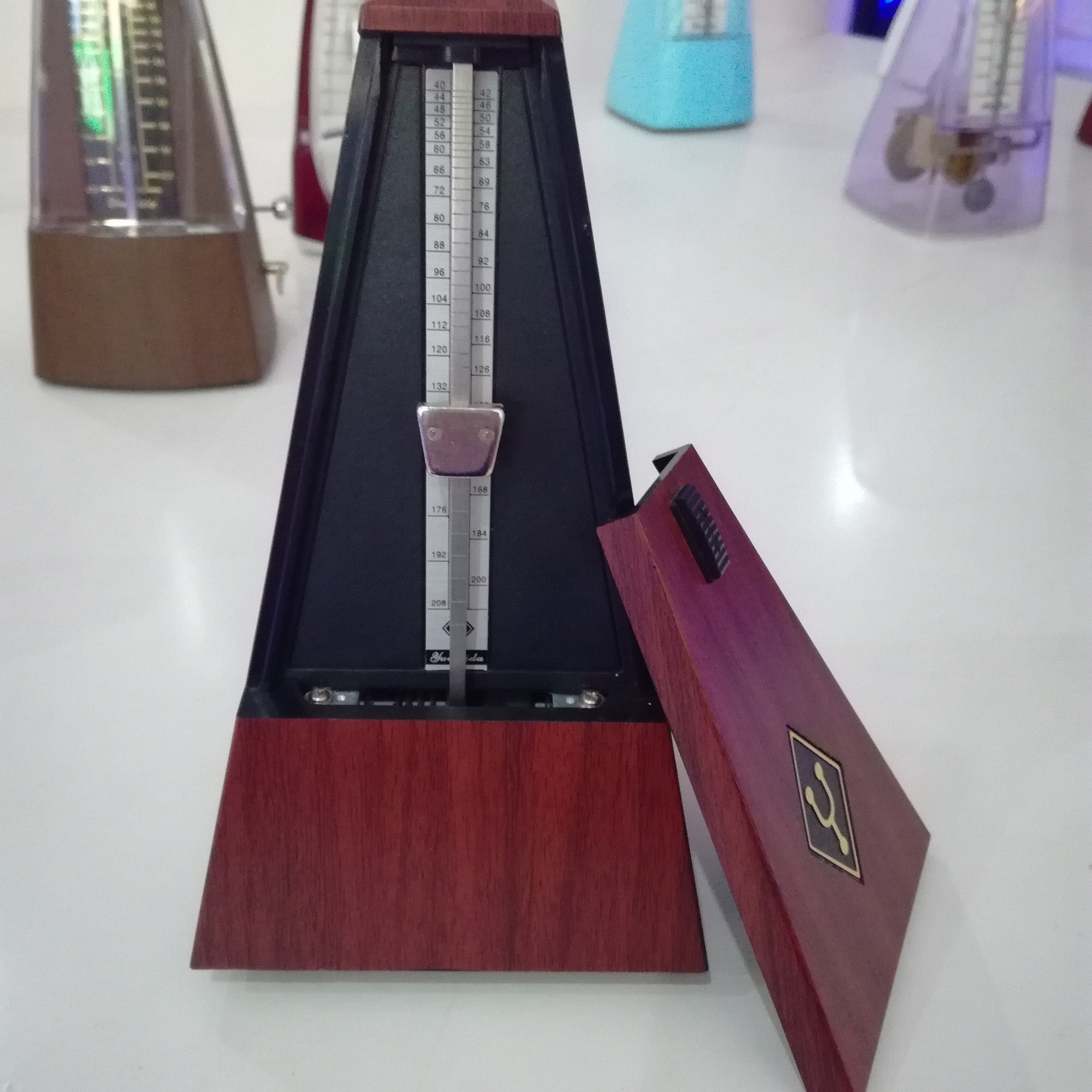 Factory Custom logo Mechanical metronome for piano/drum/ guitar Pulse, Core, Core Steel and Metronome app. Play better