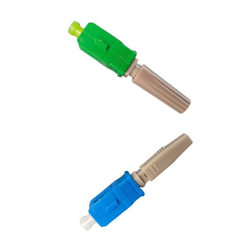 FTTH SC APC UPC Assembly 0.3dB Low Il Indoor Quick Connectors Optical Fiber Fast Connector