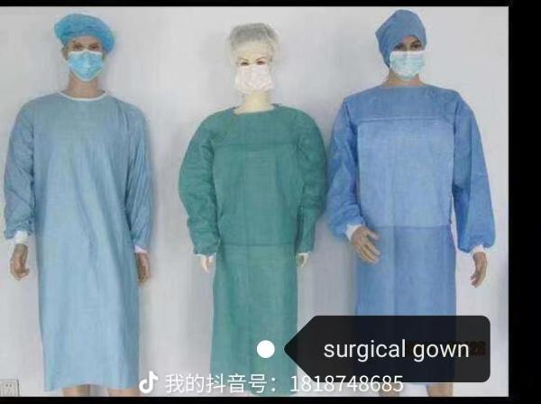 Isolation Disposable Surgical Gowns Surgical Nonwoven Gown Disposable Patient