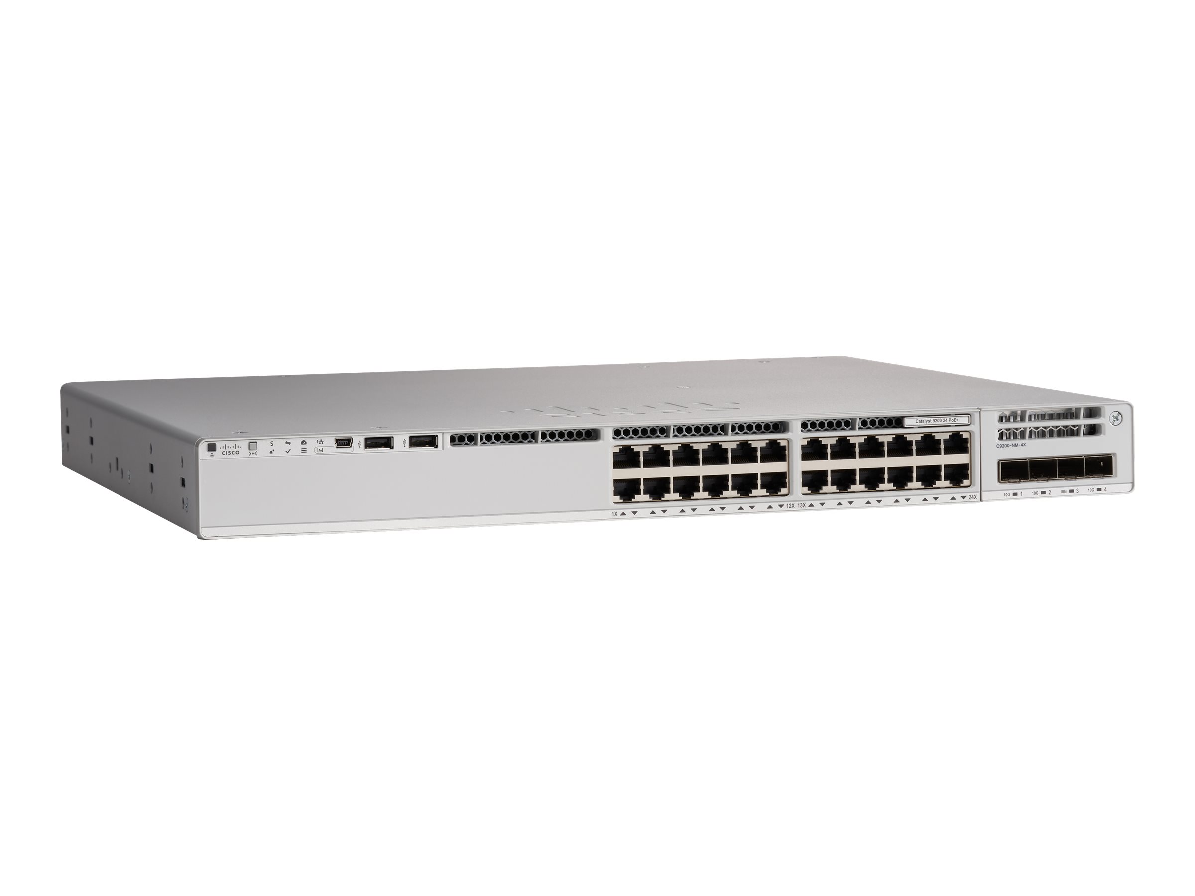 PoE Standard PSE C9200L 24-Port Switch w 4x10GbE Network Essentials C9200L-24T-4X-E