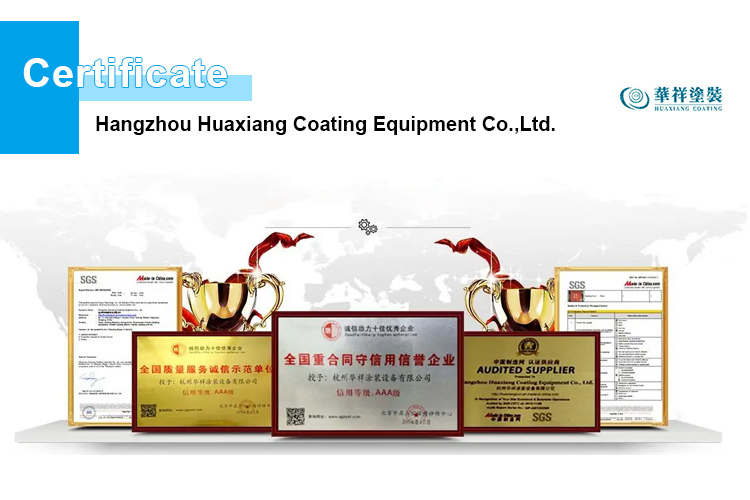 Food Shop Machine Type Coating Equipment with Electrostatic Power Coating Gun
