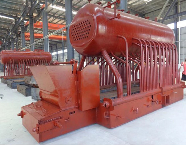 Fully Automatic Wood Pellet Steam Boiler , Biomass Pellet Boiler Coal Straw Fired