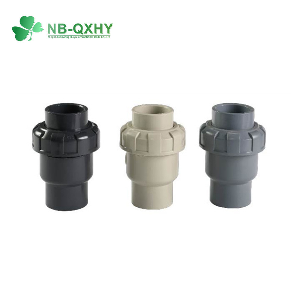 China Pph Valve 1/2&quot; - 2&quot; Inch Factory Double True Union Check Valve