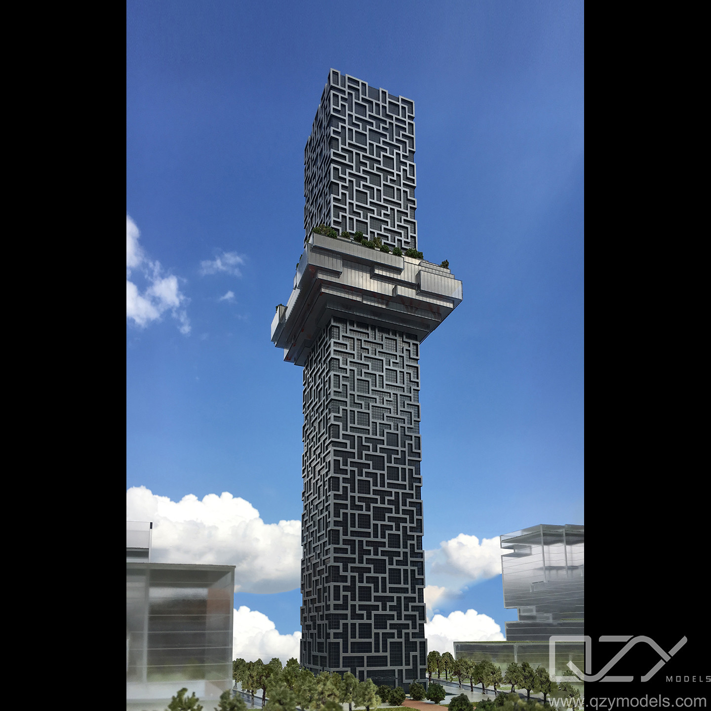 Scale Acrylic Model Architecture 1/500 Conceptual Design OEM